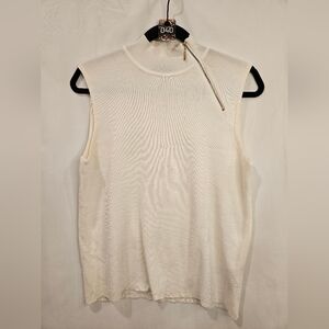 040 Cable & Gauge Cream Knit Tank Top